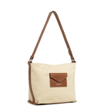Lancaster – Sac Seau- Canvas- KBA -Beige Cognac