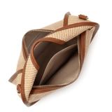 Lancaster – Petit sac besace- Mini Osier- Cognac-Osier