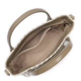 Lancaster – Mini Sac Cabas-KBA Marinère Osier- Beige