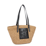 Lancaster – Sac Cabas- Le Panier- Noir – Cuir de Vachette