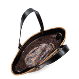 Lancaster – Sac Cabas- Le Panier- Noir – Cuir de Vachette