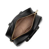 Lancaster – Sac à main Bowling- Donna Bow- Noir-Cuir de vachette lisse