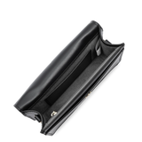 Lancaster – Pochette- Paris Philos- Noir-Cuir de vachette lisse