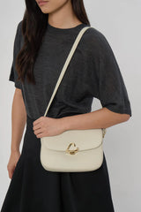 Lancaster- Petit Sac Trotteur- Paris Philos-Ecru-Cuir de vachette lisse