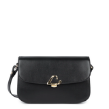 Lancaster-Sac trotteur- Paris Philos-Noir-Cuir de vachette lisse