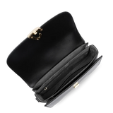 Lancaster-Sac trotteur- Paris Philos-Noir-Cuir de vachette lisse