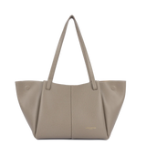 Lancaster – Grand Sac Cabas Épaule- Sierra Haus-Galet-Refente de cuir de vachette grainé