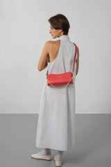 Lancaster- Sac Trotteur- Milano Ana-Corail-Cuir de vachette grainé