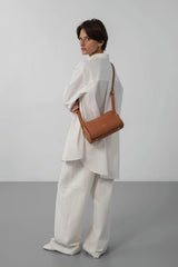 Lancaster – Sac Trotteur- Milano Ana- Gold-cuir de vachette grainé