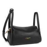Lancaster- Sac Trotteur- Milano Ana- Noir-Cuir de vachette grainé