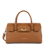 Lancaster – Sac à main- Milano Cosmos- Camel-cuir de vachette grainé