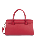Lancaster – Sac à main- Milano Cosmos- Rouge-Cuir de vachette grainé