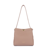 Lancaster- Sac Hobo- Lady Romy- Nude Fumé-Cuir de vachette pleine fleur