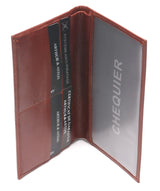 ARTHUR ETR ASTON PORTE-CHEQUIER PABLO CUIR PLONGE 1589-206 COGNAC