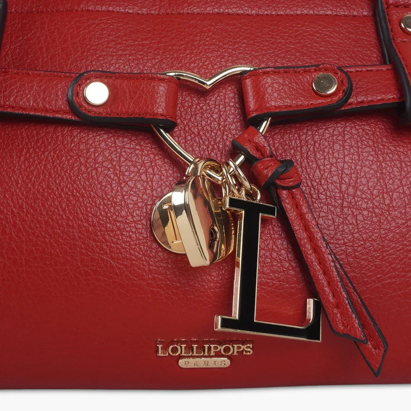 LOLLIPOPS Sac bandoulière rouge Sublima Avec charm's amovibles