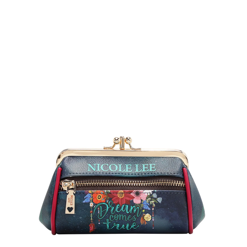 Porte-monnaie à verrouillage kiss Nicole lee CP6614 LE RÊVE DEVIENT RÉALITÉ