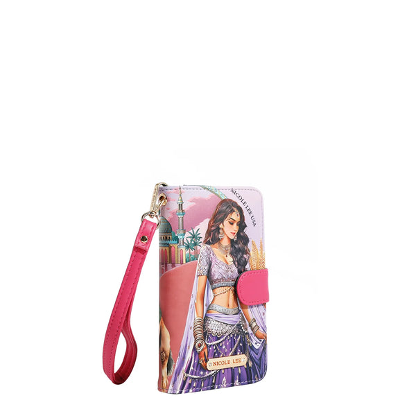 Étui de téléphone et portefeuille Nicole Lee HP6617 REINE CLÉOPÂTRE