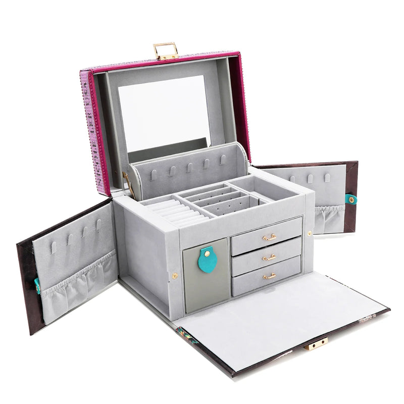 NICOLE LEE COFFRET BIJOUX ORNEE EN STRASS