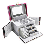 NICOLE LEE COFFRET BIJOUX ORNEE EN STRASS