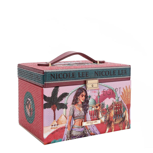NICOLE LEE COFFRET BIJOUX ORNEE EN STRASS