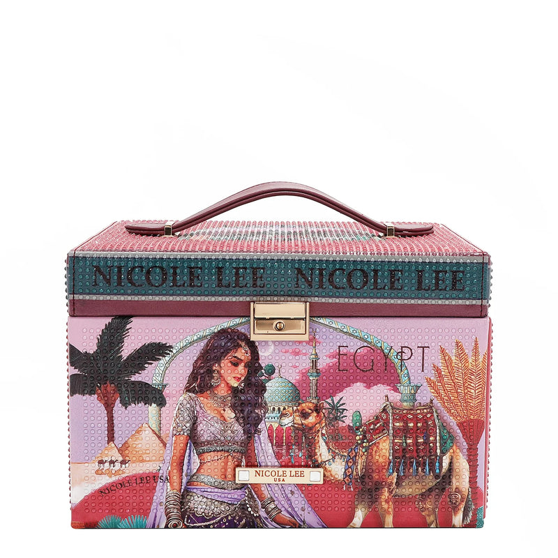 NICOLE LEE COFFRET BIJOUX ORNEE EN STRASS