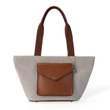 Mac Alyster – Sac Shopping- MISS BOHÈME- Marron Cognac