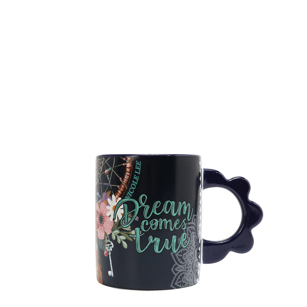 Tasse en céramique pétale Nicole Lee LE RÊVE DEVIENT RÉALITÉ