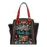 Petit sac cabas Nicole Lee en simili cuir, vue de face