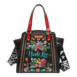 Petit sac cabas Nicole Lee en simili cuir, vue de face