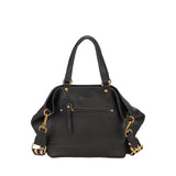 Petit Sac à Main Lidia Cuir Mocca M1796-01-NOIR