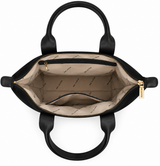 Mac Alyster- Sac cabas- ABRIELLE DAIM- Noir