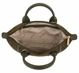 Mac Alyster-Sac porté main- Abrielle daim-Olive