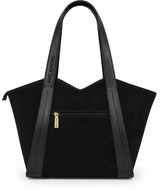Mac Alyster- Sac cabas-Alys daim-Noir