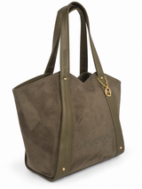 Mac Alyster- Sac cabas-Alys daim-Olive