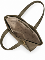 Mac Alyster- Sac cabas-Alys daim-Olive