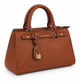 Mac Alyster- Sac porté main- ARTY- Cognac