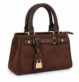 Mac Alyster - Mini sac porté main- ARTY- Daim Marron