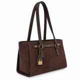 Mac Alyster – Sac Shopping- ARTY- Daim Marron
