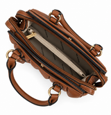 Mac Alyster-Sac porté main- COLD- Cognac