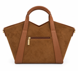 Mac Alyster-  Petit sac cabas -ALYS DAIM- marron