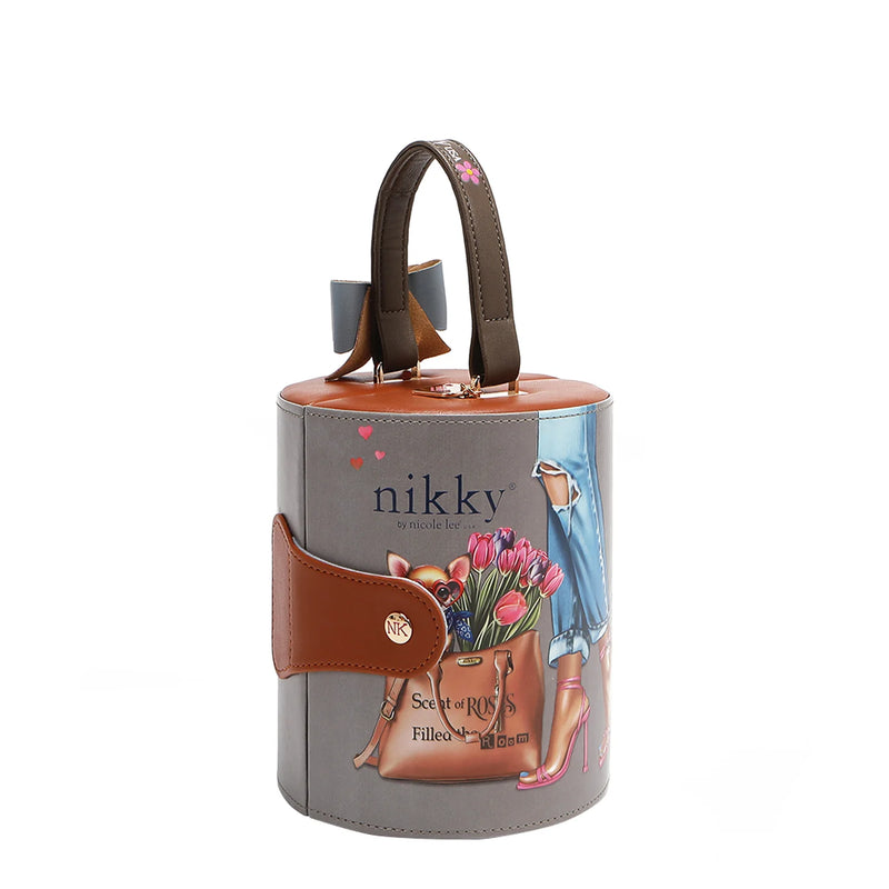 NICOLE LEE  BOITE A BIJOUX RONDE