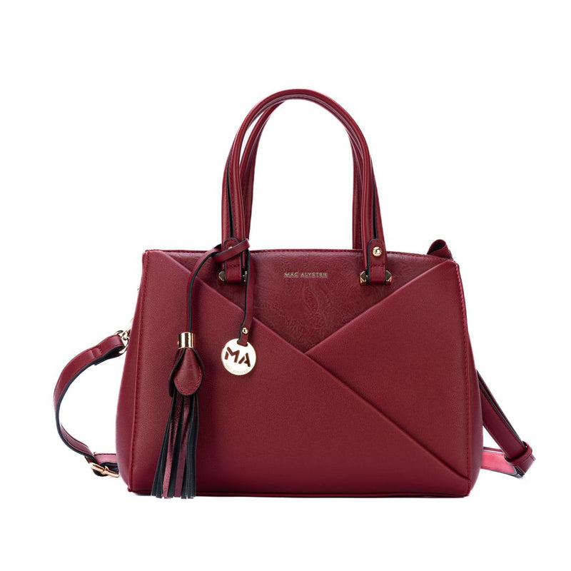 Sac à main Mac alyster NS-661-02-BURGUNDY