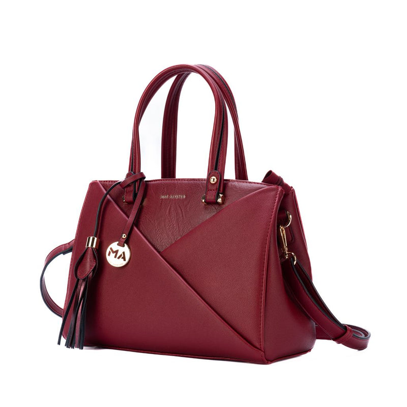 Sac à main Mac alyster NS-661-02-BURGUNDY