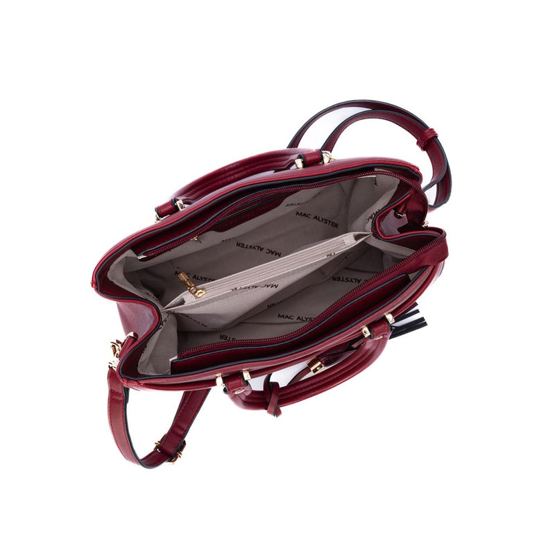 Sac à main Mac alyster NS-661-02-BURGUNDY
