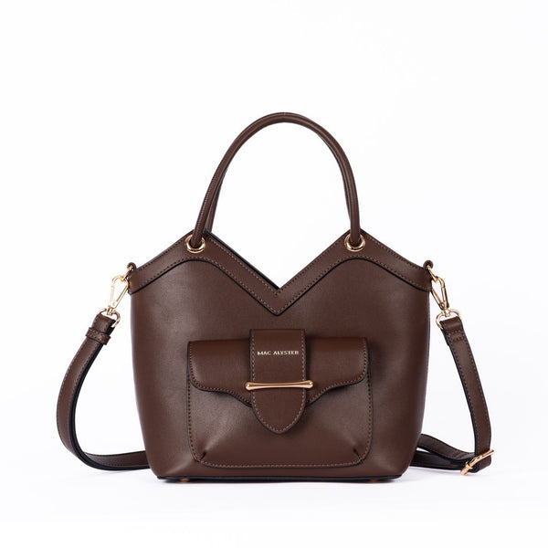 Sac à main Mac alyster NS-667-04 CHOCOLAT