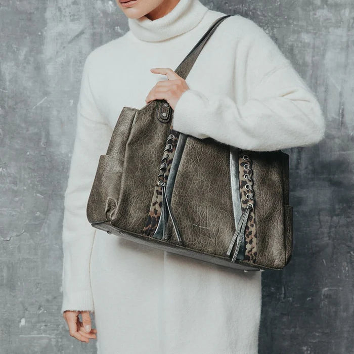 MAC ALYSTER Sac Shopping - caractère NS-668-01_KAKI