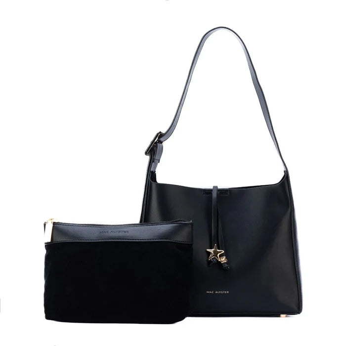 MAC ALYSTER Sac Trotteur Couture NS-674-02_NOIR