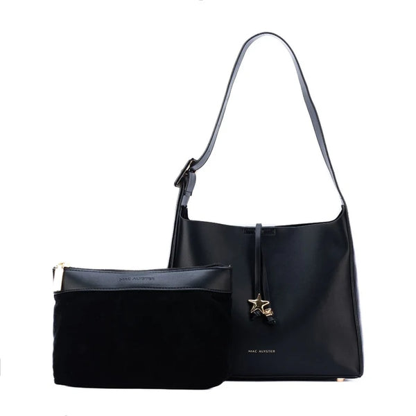 MAC ALYSTER Sac Trotteur Couture NS-674-02_NOIR