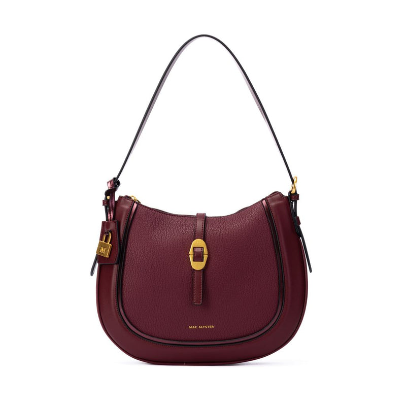 Sac besace Mac alyster  NS-675-02-BURGUNDY
