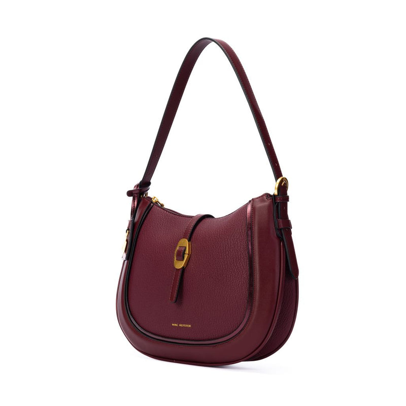 Sac besace Mac alyster  NS-675-02-BURGUNDY